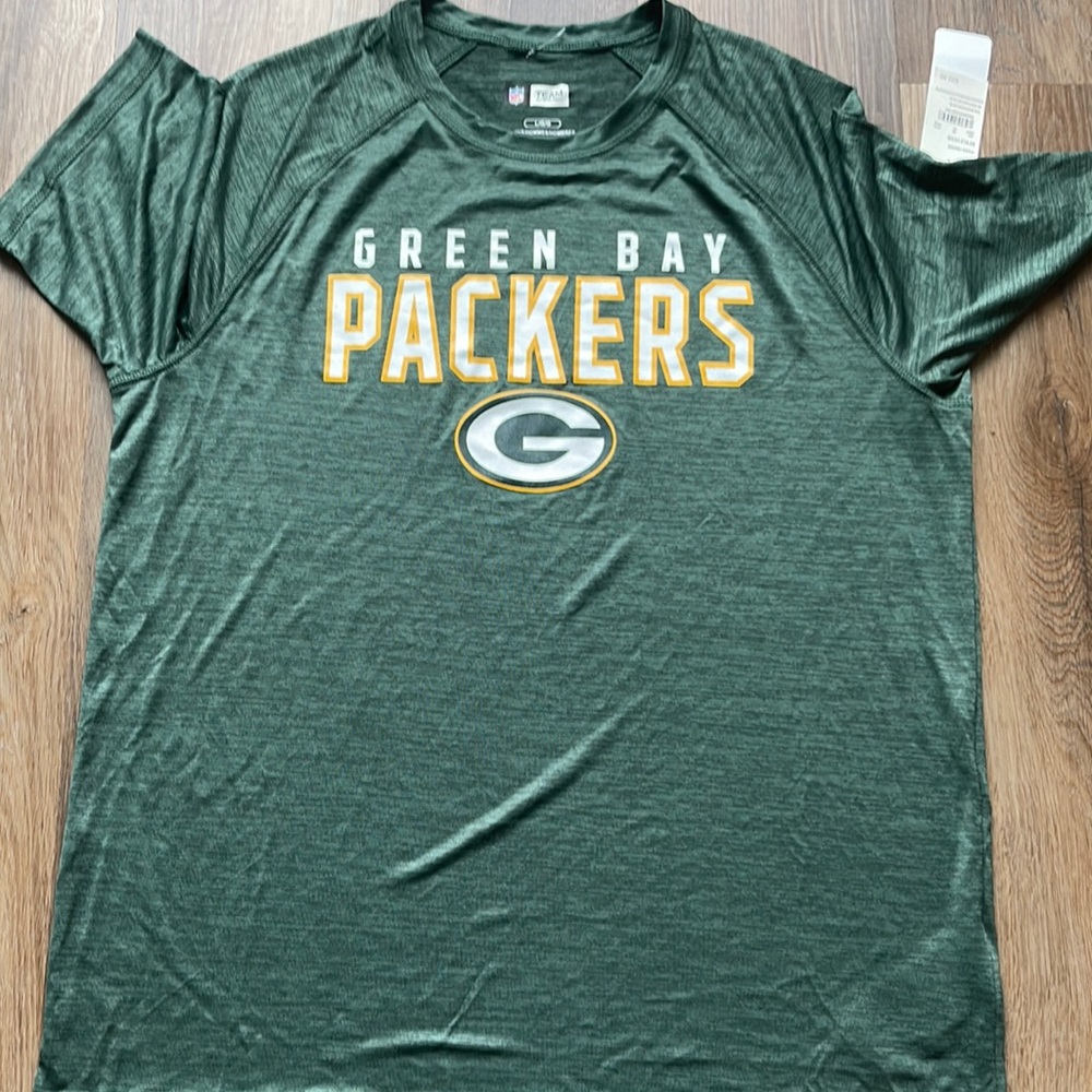NFL team apparel Green Bay Packers team shirt size large